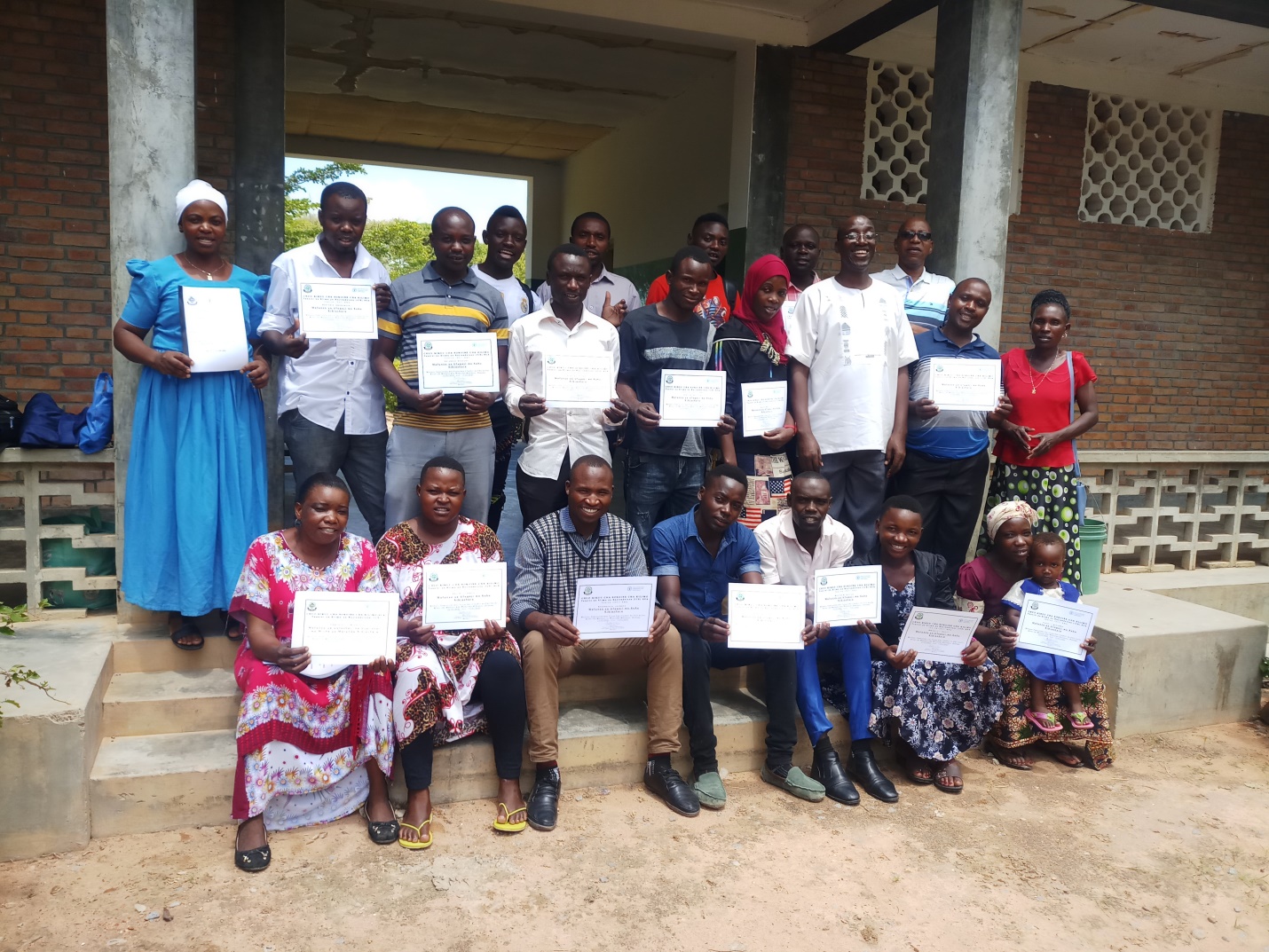 Trainees certificates poultry Bftc